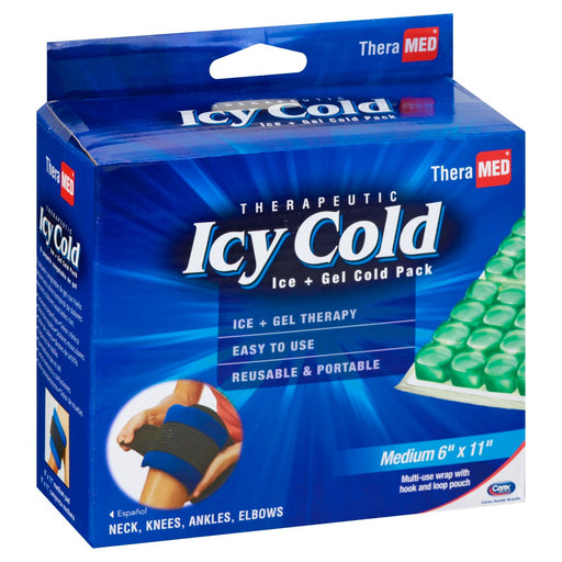 Thera Med Thera Med Icy Cold, Ice + Gel Cold Pack, Therapeutic Ice Packs White Smoke