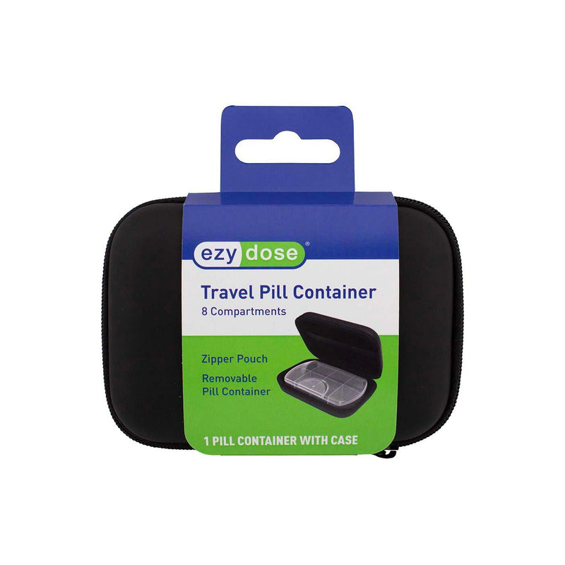 Ezy Dose Ezy Dose Hard Sided Pocket Pharmacy Pill Case Health Care White Smoke