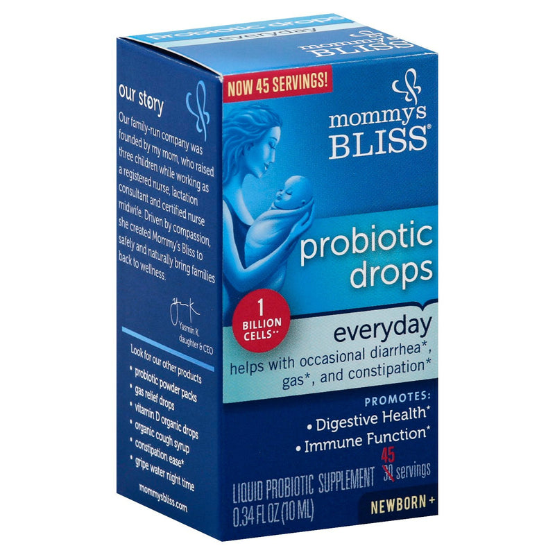 Mommy's Bliss Mommy's Bliss Baby Probiotic Everyday - 0.34 Fl Oz/45 Servings Health & Beauty Dark Slate Blue