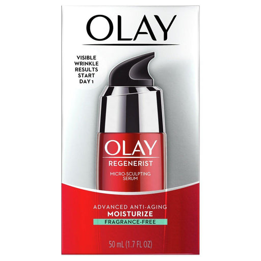 Olay Olay Regenerist Micro-Sculpting Serum Fragrance Free Face Moisturizer - 1.7 Fl Oz Health & Beauty White Smoke