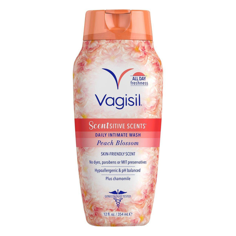 Vagisil Vagisil Scentsitive Scents Daily Peach Blossom Intimate Wash 12 Fl Oz Personal Care White Smoke