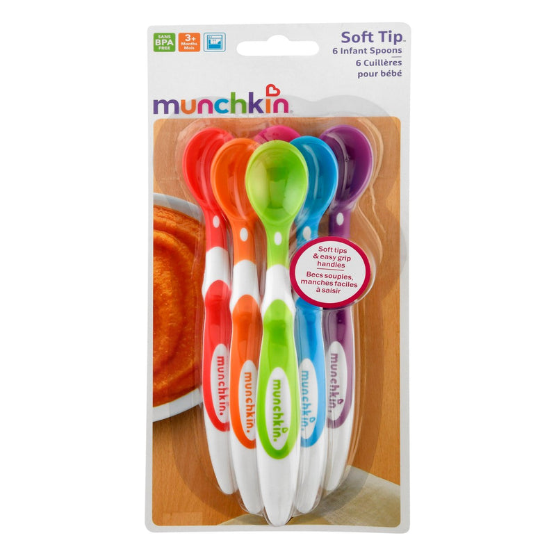 Munchkin Munchkin Soft Tip Infant Spoons (3+ Months) Spoons Lavender