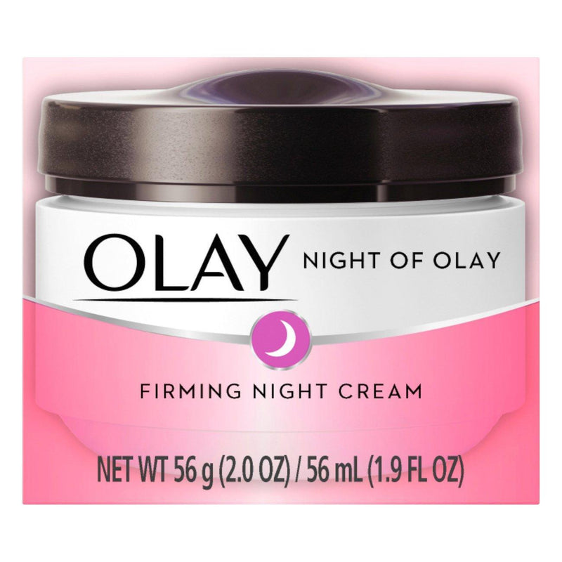 Olay Olay Night Of Firming Cream - 2 Oz Health & Beauty White Smoke