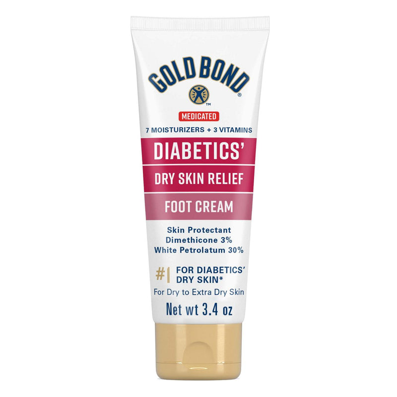 Gold Bond Gold Bond Ultimate Diabetic Dry Skin Relief Foot Cream - 3.4 Oz Foot Cream White Smoke