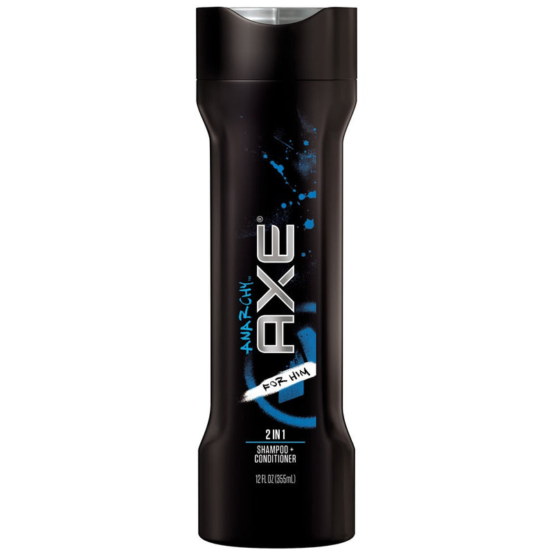 AXE AXE Shampoo + Conditioner, 2 In 1, Anarchy 12 Oz Shampoo & Conditioner Black