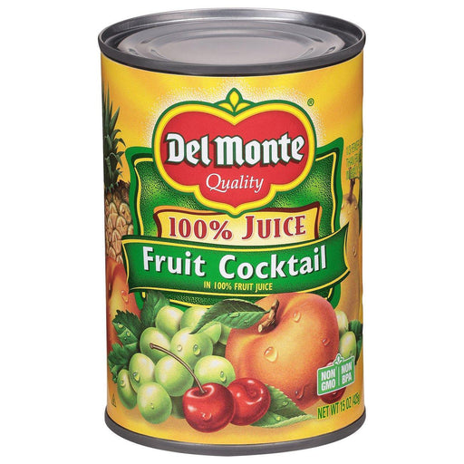 Del Monte Del Monte Fruit Cocktail In 100% Real Juice - 15oz Soups & Broths White Smoke