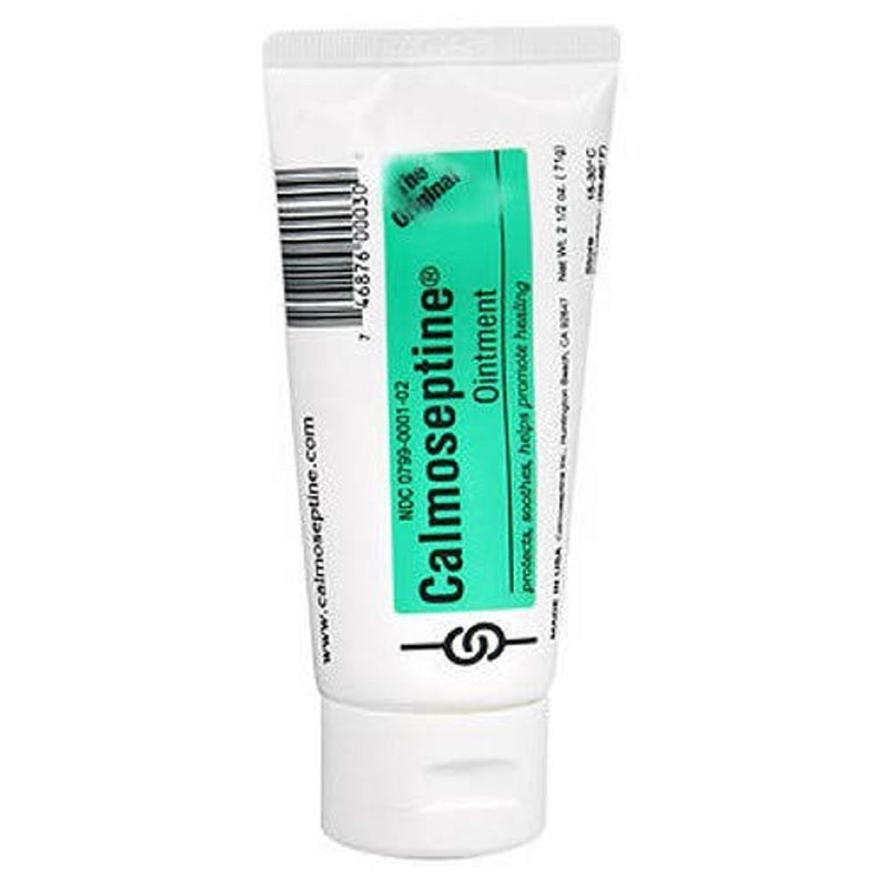 Calmoseptine Calmoseptine Diaper Rash Ointment Tube - 2.5 Oz Diaper Rash Treatments White Smoke