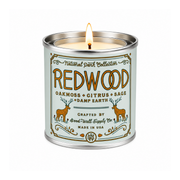 Good & Well Supply Co Redwood National Park Candle Candles White Smoke Half Pint / 8oz / Cotton Wick,Pint / 14oz / Cotton Wick