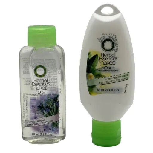 Herbal Essences Herbal Essences Naked Moisture Shampoo And Shine Conditioner TRAVEL SIZE 1.7 Oz Conditioners White Smoke
