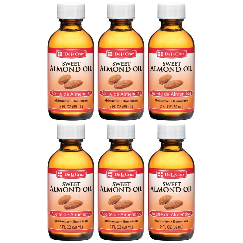 De La Cruz De La Cruz Sweet Almond Oil 2 Oz ( 1 unit ) Health & Beauty White Smoke