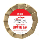Cimarron Creek Essentials Barber Organic Shaving Bar Soap 3.2oz Shaving & Grooming Rosy Brown Single Bar,2 Pack,3 Pack