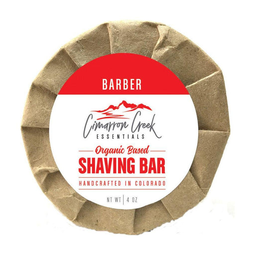 Cimarron Creek Essentials Barber Organic Shaving Bar Soap 3.2oz Shaving & Grooming Rosy Brown Single Bar,2 Pack,3 Pack