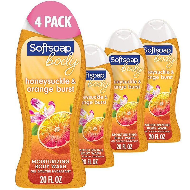 Softsoap Softsoap Body Wash, Moisturizing, Honeysuckle & Orange Burst 20 Fl Oz Body Wash White Smoke