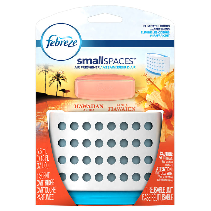 Febreze Febreze Small Spaces Hawaiian Aloha Starter Kit Air Freshener (1 Count, 5.5 Ml) Air Fresheners White Smoke