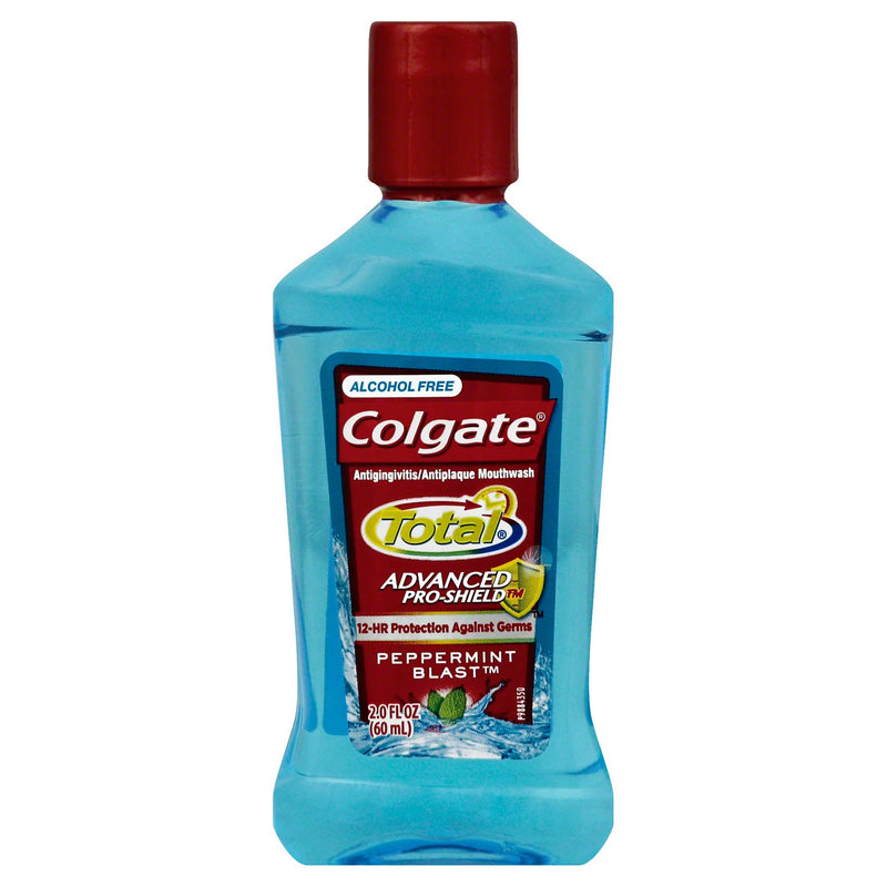 Colgate Colgate Total Advanced Pro-Sheild Mouthwash Peppermint Blast 2 Oz Mouthwash White Smoke