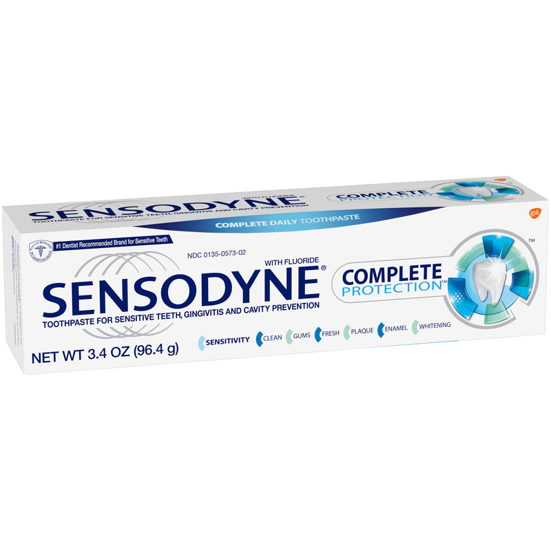 Sensodyne Sensodyne Complete Protection Sensitive Toothpaste Mint 3.4 Oz For Adults Toothpaste White Smoke