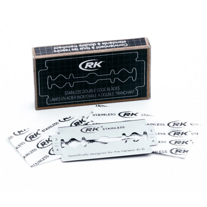 Henson Shaving Henson Shaving RK Stainless Steel Double Edge Blades Razors & Razor Blades White Smoke