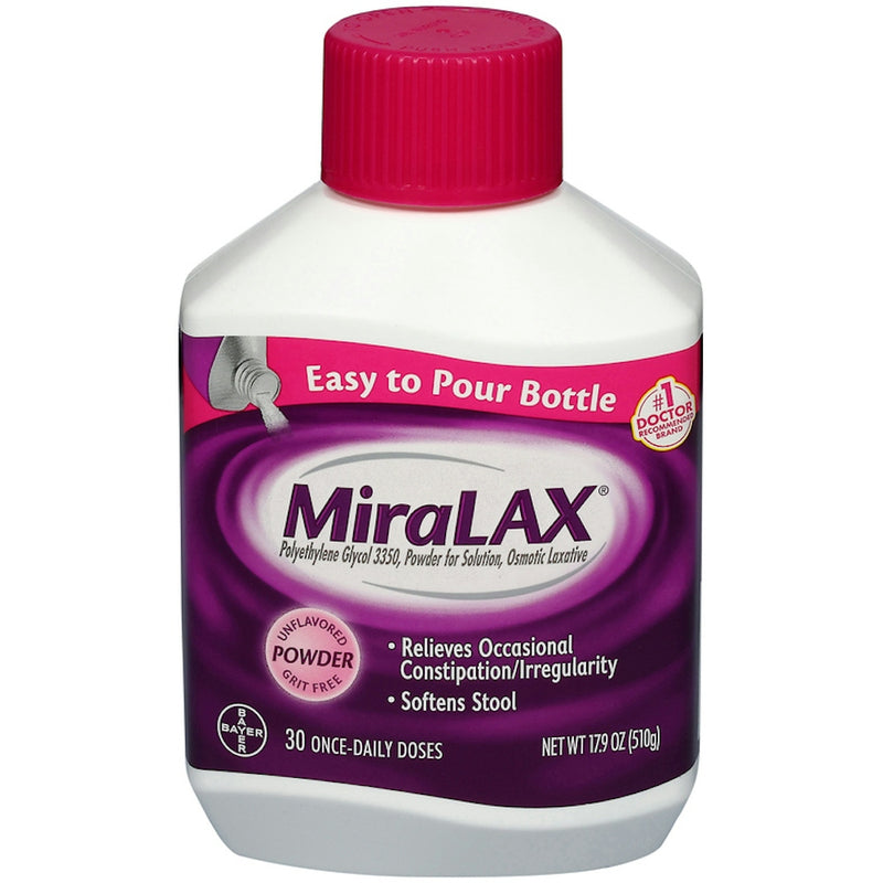 MiraLAX MiraLAX Laxative, Osmotic, Powder For Solution, Polyethylene Glycol 3350, Unflavored Health & Beauty White Smoke