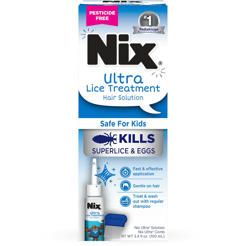 Nix Nix Ultra 2 In 1 Lice Elimination System Health & Beauty White Smoke