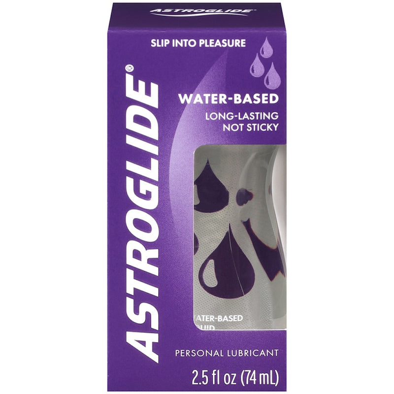 Astroglide Astroglide Personal Lubricant Liquid Water Based, 2.5 Oz Personal Lubricants Dark Slate Blue