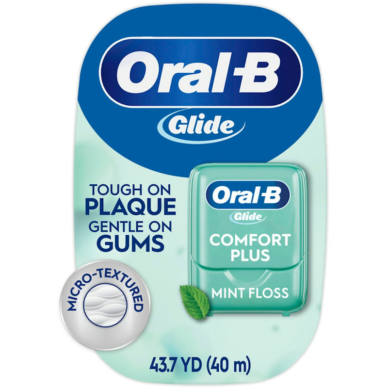 Oral-B Oral-B Glide Pro-Health Comfort Plus Dental Floss, Mint, 43.7 Yards Dental Floss White Smoke