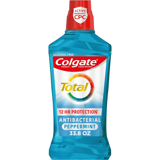 Colgate Colgate Total Advanced Mouthwash - Peppermint 33.81 Fl Oz Mouthwash White Smoke
