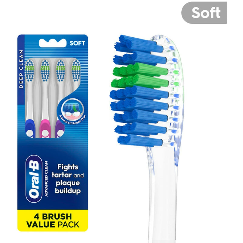 Oral-B Oral-B Indicator Toothbrushes, Soft, Extra Value Pack Toothbrushes White Smoke