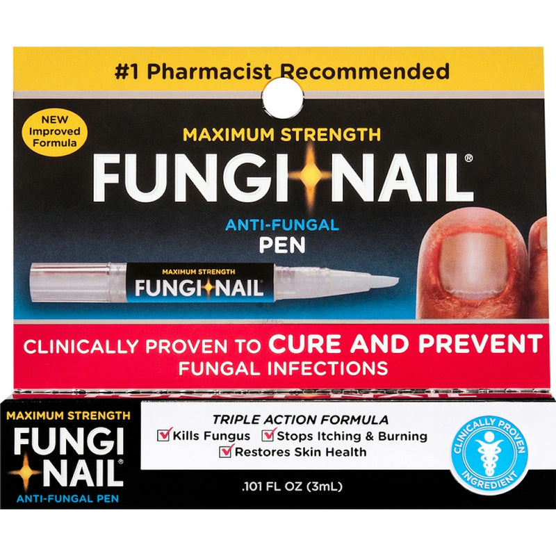 Fungi Nail Fungi Nail Anti Fungal Pen, Maximum Strength 0.101 Fl Oz Foot Care Black