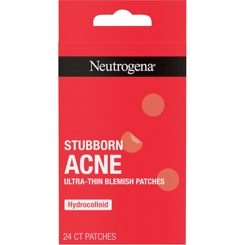 Neutrogena Neutrogena Stubborn Acne Hydrocolloid Blemish Patches Health & Beauty Firebrick