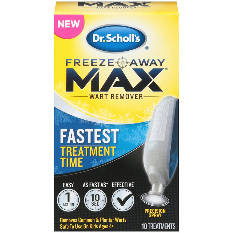 Dr. Scholl's Dr. Scholl's Freeze Away Max Precision Spray Wart Remover 10Ea Wart Removers Black
