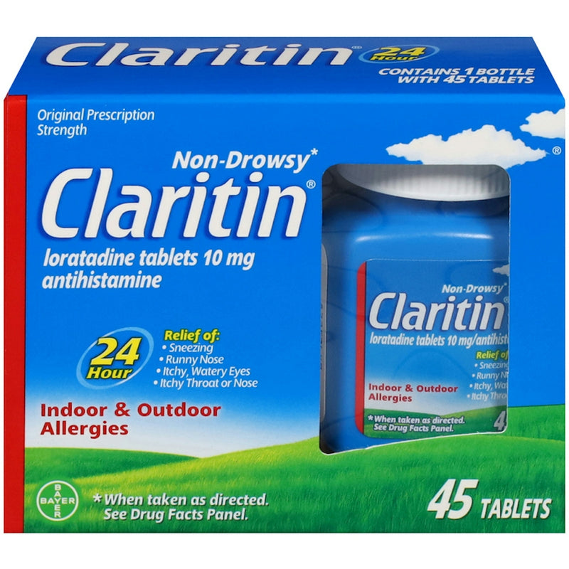 Claritin Claritin 24-Hour Non-Drowsy Allergy Relief Tablets - 45 ct Health & Beauty Dodger Blue