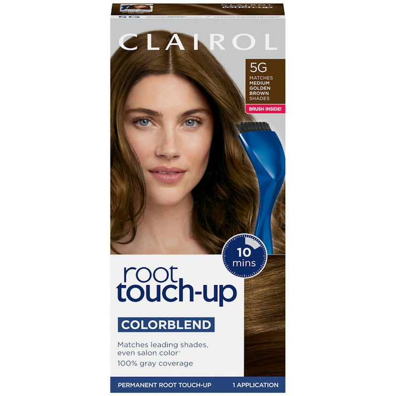 Clairol Clairol Nice N Easy Root Touch Up Permanent Hair Color 5G Matches Medium Golden Brown Shades Hair Color White Smoke