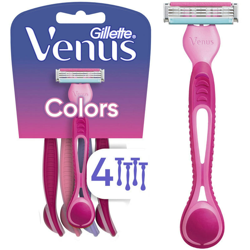 Gillette Gillette Venus Simply 3 Colors Disposable Razors Razor White Smoke