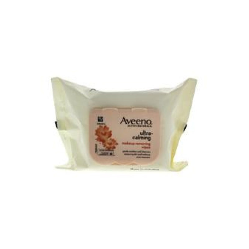 Aveeno Aveeno Ultra Calming Sensitive Skin Makeup Removing Face Wipes Health & Beauty White Smoke
