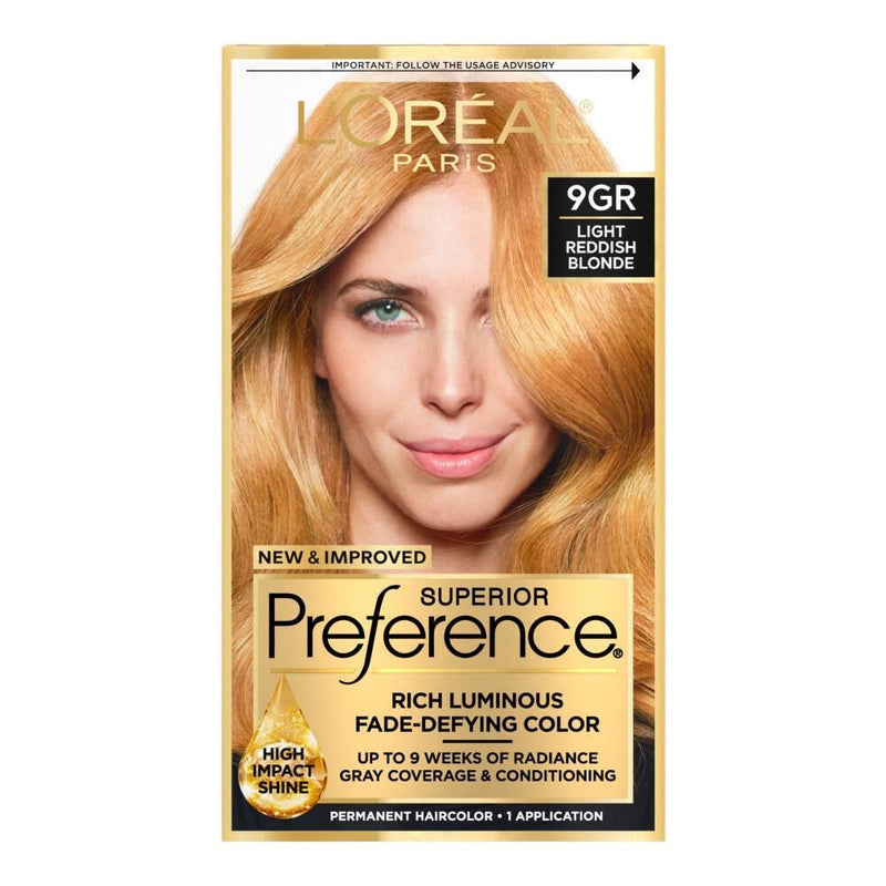 L'Oreal Paris L'Oreal Paris Superior Preference Light Reddish Blonde 9GR Permanent Hair Color Hair Color Tan