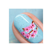 UberChic Beauty Welcome Spring Stamping Plate Light Steel Blue