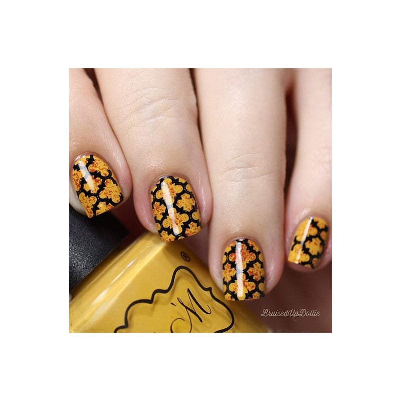 UberChic Beauty Moroccan Delight Stamping Plate Gray