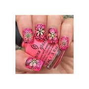 UberChic Beauty Collection 08 Stamping Plate Pale Violet Red