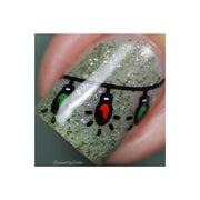 UberChic Beauty Happy Christmas, (Christmas-04) Stamping Plate Dim Gray