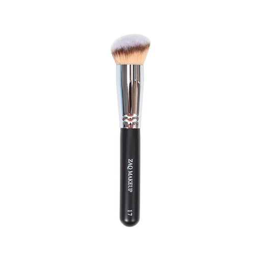 ZAQ Skin & Body ANGLED ROUNDED FOUNDATION BRUSH Make Up White Smoke