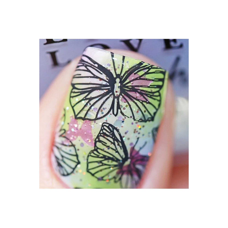 UberChic Beauty Collection 01 Stamping Plate Gray