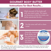 COLEHERBALS LLC 34 - Dr. Cole's Gourmet Body Butter - AMBER LAVENDER Herbal Rosy Brown