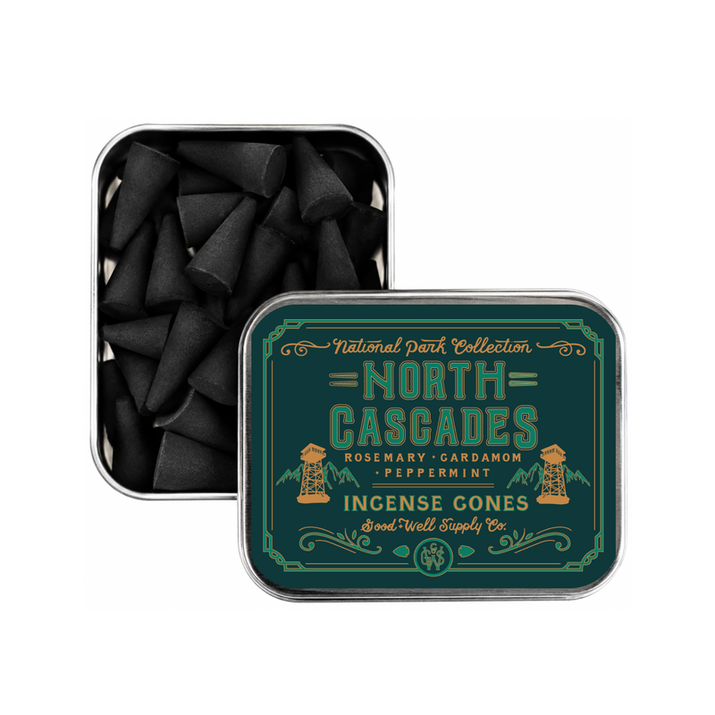 Good & Well Supply Co North Cascades National Park Incense Incense White Smoke