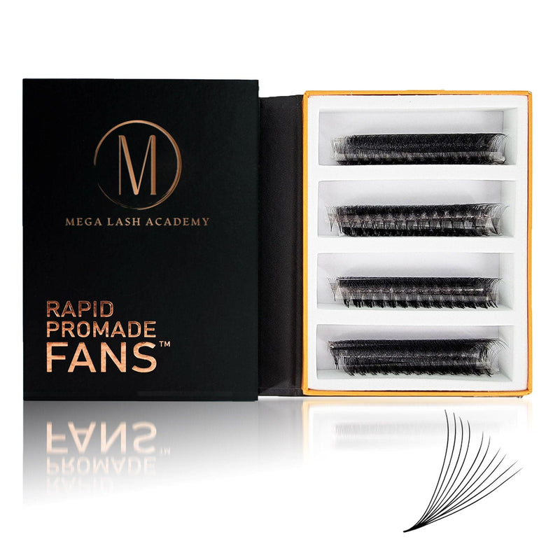 Mega Lash Academy 10D Mix Rapid Promade Fans® - 1000 Fans Promade Fans Black 0.03 / C / Mixed 9-10-11-12 mm,0.03 / C / Mixed 11-12-13-14 mm,0.03 / C / Mixed 13-14-15-16 mm,0.03 / C / Mixed 15-16-17-18 mm,0.03 / CC / Mixed 9-10-11-12 mm,0.03 / CC / Mixed 11-12-13-14 mm,0.03 / CC / Mixed 13-14-15-16 mm,0.03 / CC / Mixed 15-16-17-18