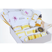 Lizush Cheer up Citrus Sunshine Gift Basket, Natural Care Package, Recovery Gift, New home gift, Attention Gift Citrus Gifts White Smoke No,Yes