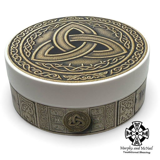 Murphy and McNeil Trinity Shaving Soap - by Murphy and McNeil Shaving Soap White Smoke 4.0oz Jar,Shaving Soap Sample 0.5oz