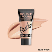 Rude Cosmetics Double Trouble Foundation and Concealer Foundation Peach Puff Wheat 11