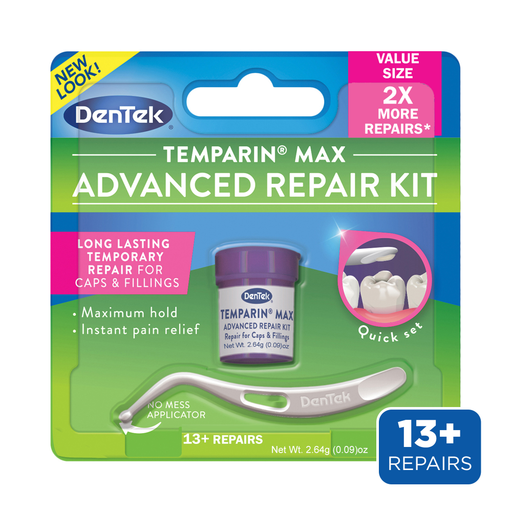 DenTek DenTek Temparin Max Caps & Fillings Repair Kit Oral Care White Smoke