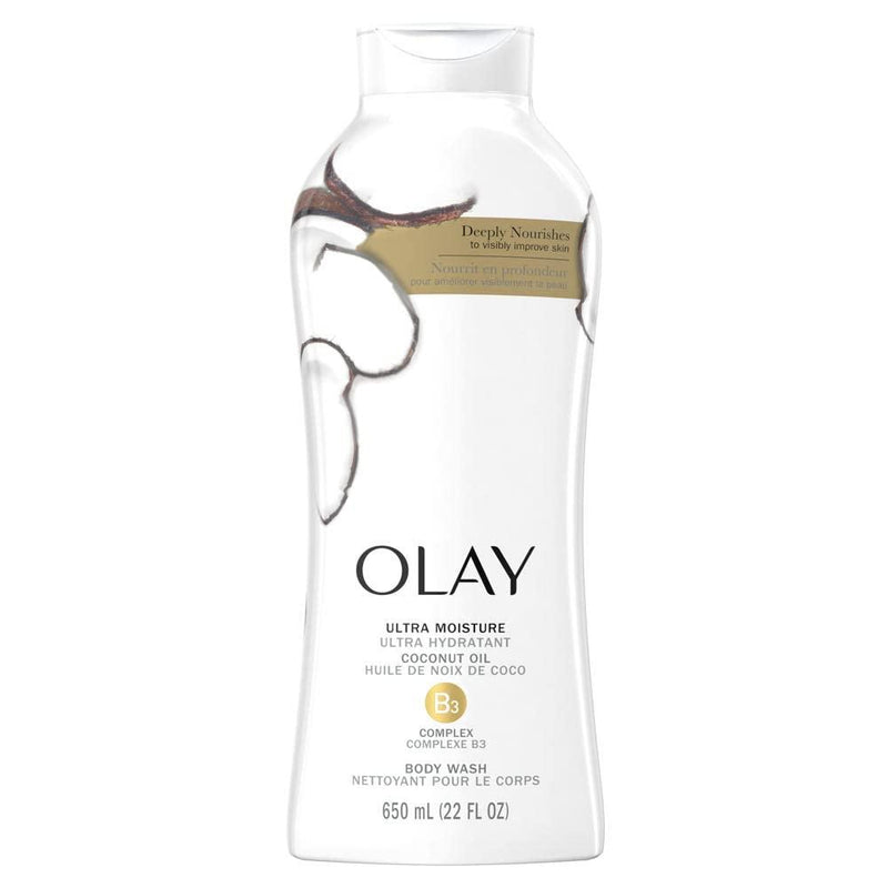 Olay Olay Ultra Moisture Body Wash With Coconut Oil - 22 Fl Oz Body Wash White Smoke