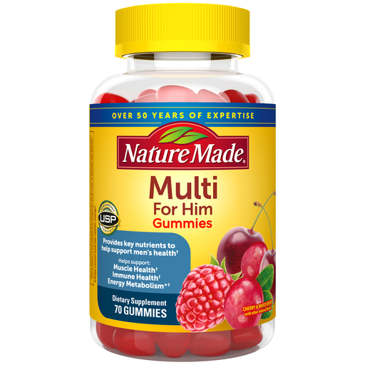 Nature Made Nature Made For Him Multivitamin Gummies - 70ct Vitamins & Supplements White Smoke